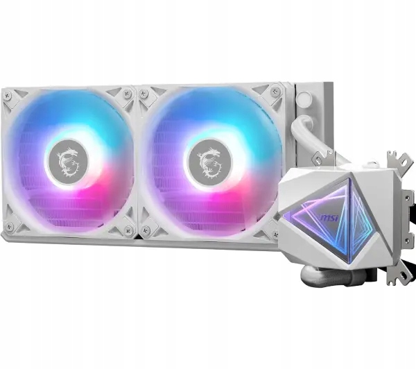 Водяне охолодження для процесора MSI MAG CoreLiquid I240 ARGB, білий