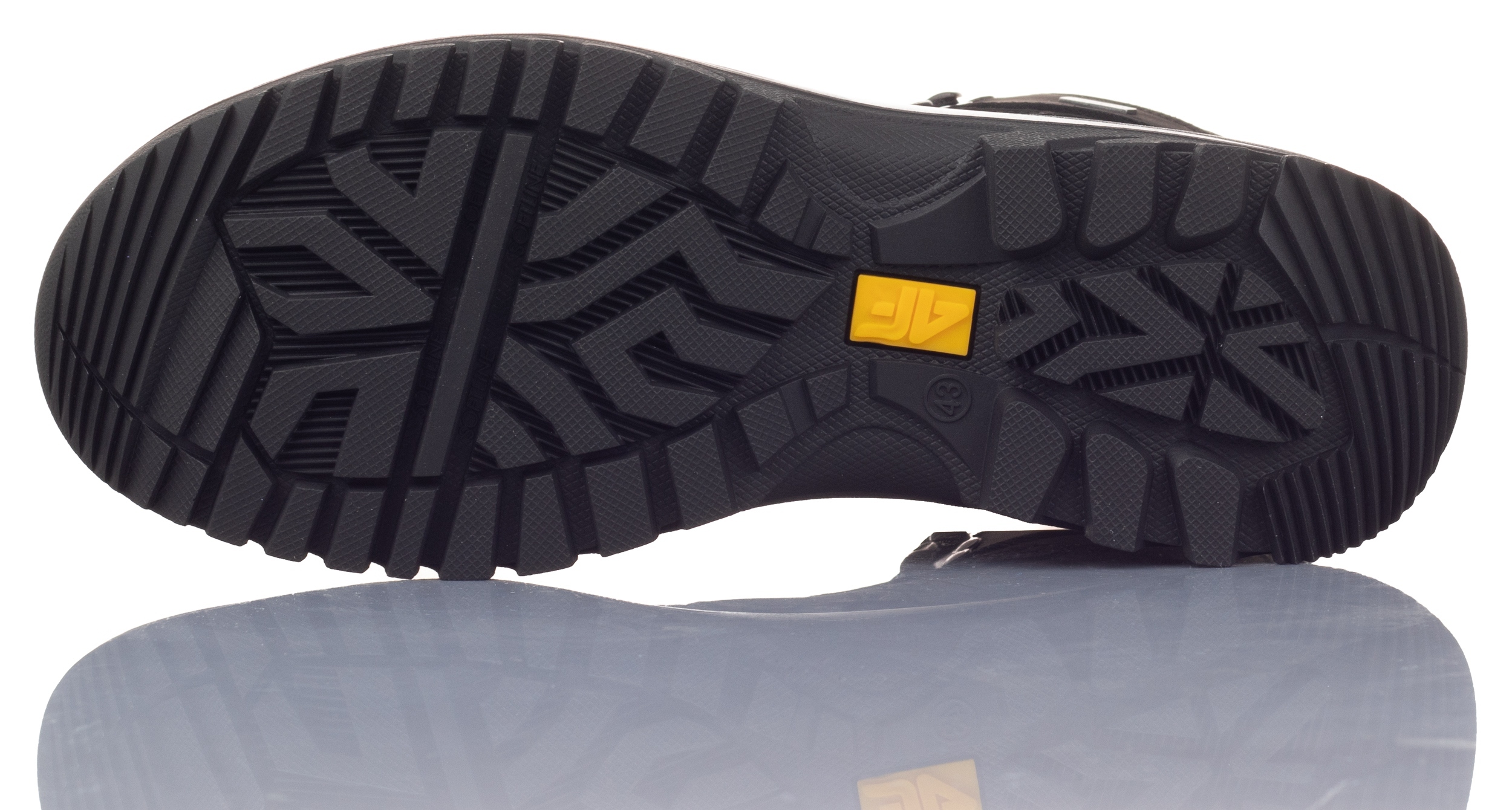 BUTY MĘSKIE 4F TREKKING WODOODPORNE CZARNE R-40 Model H4Z20-OBMH205