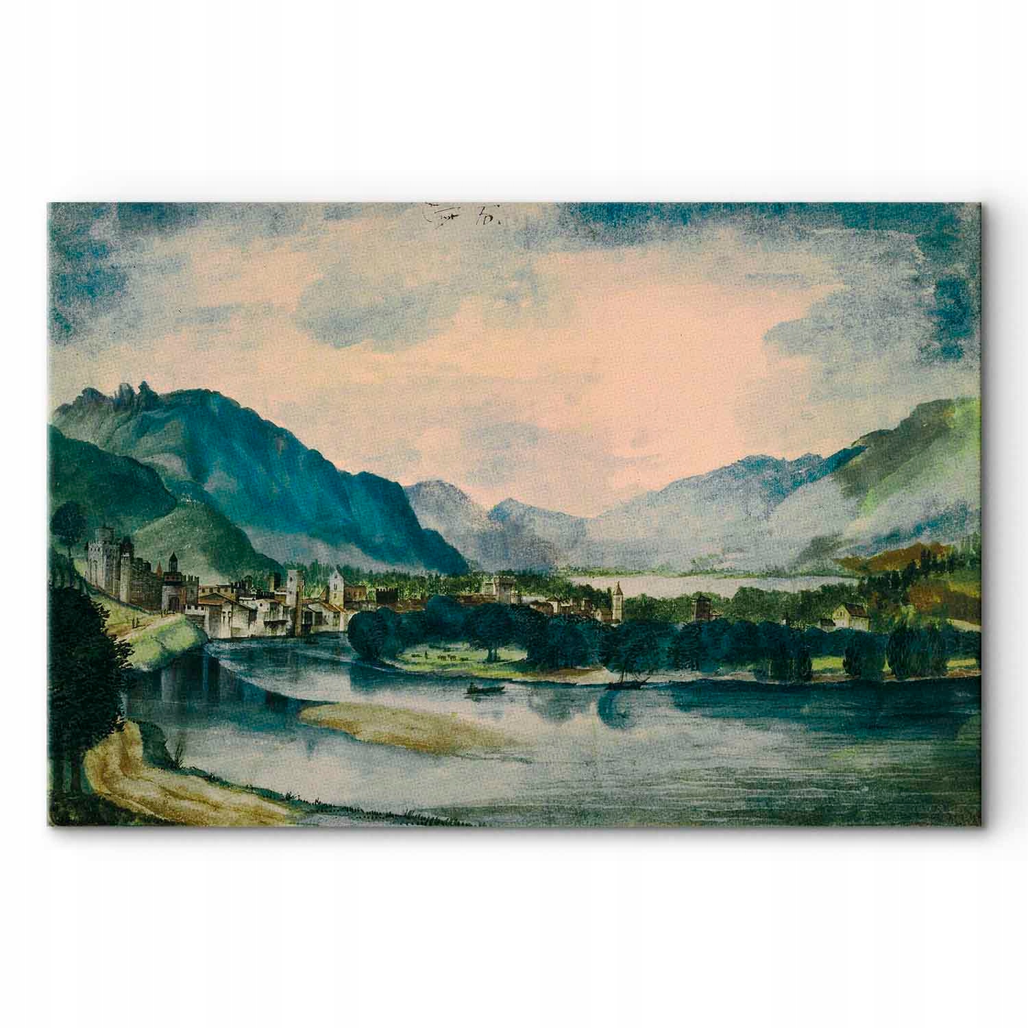 Obraz na plátně canvas Albrecht Dürer Pohled na Trident Reprodukce 120x80