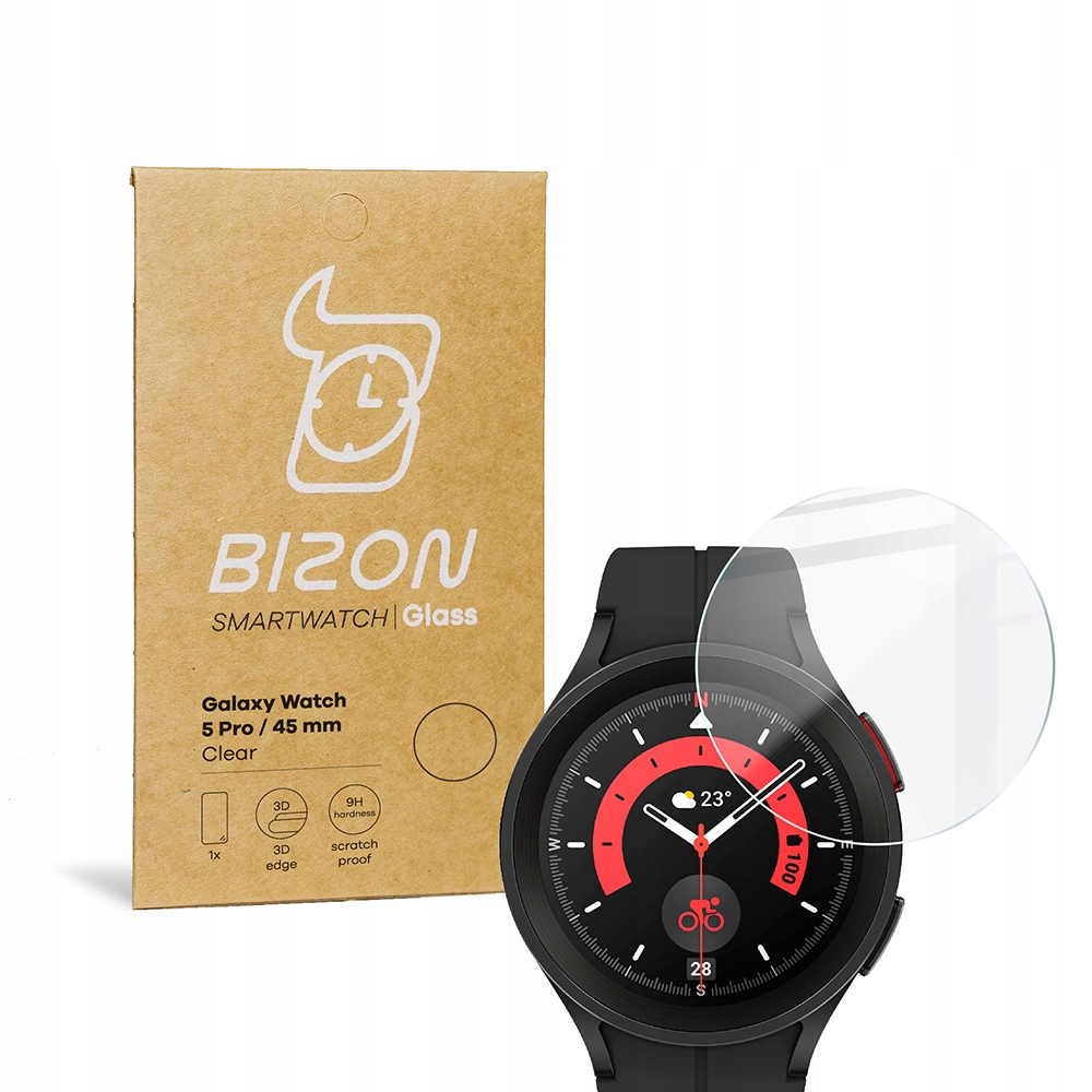

Szkło hartowane Bizon do Galaxy Watch 5 Pro 45mm