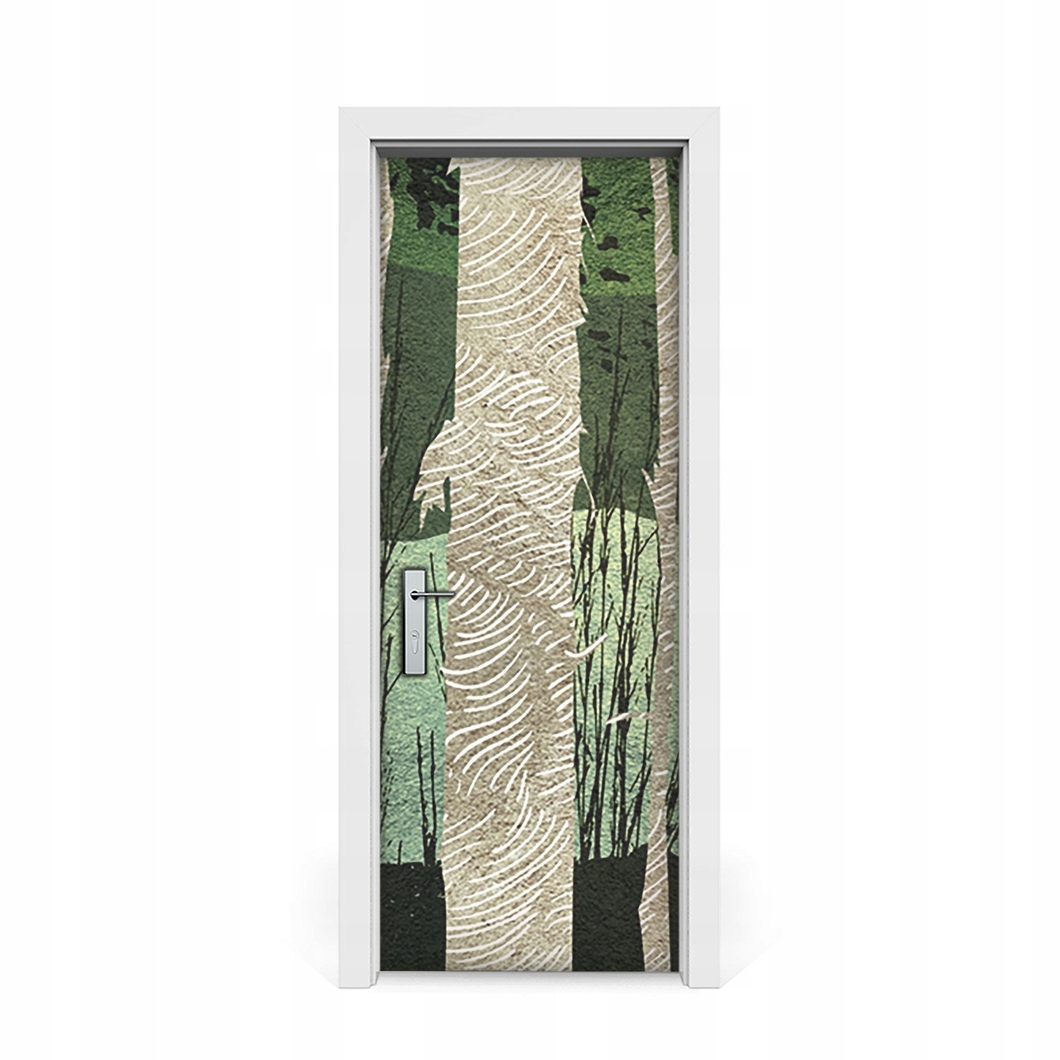 

Naklejka na drzwi Teksturowane drzewa 75x205