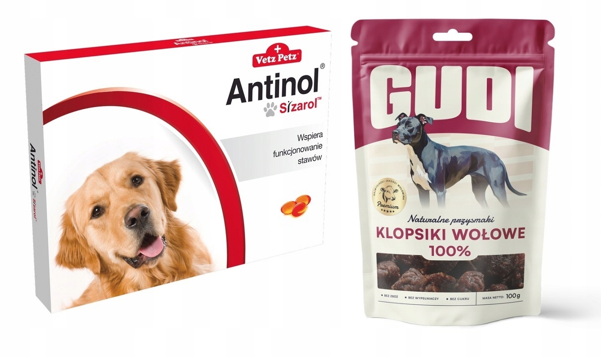 Levně Antinol Sizarol 120 kapslí na klouby Pamlsek Gudi