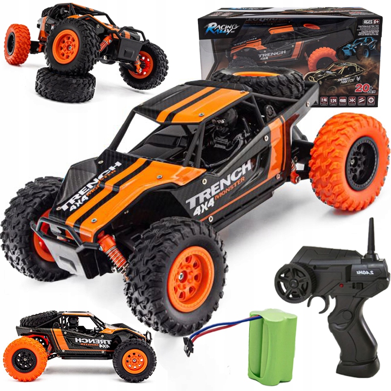 

Duży Zdalnie Sterowany Samochód Rc na Pilota 4x4