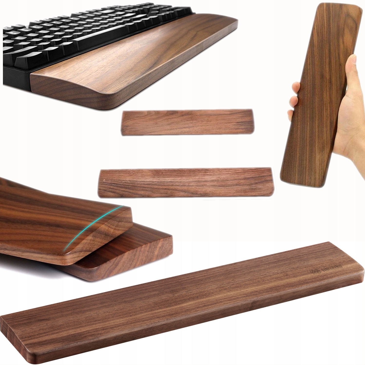 Mozos KTW2 Drewniana Podkładka Pod Nadgarstek Full Premium Do Klawiatury