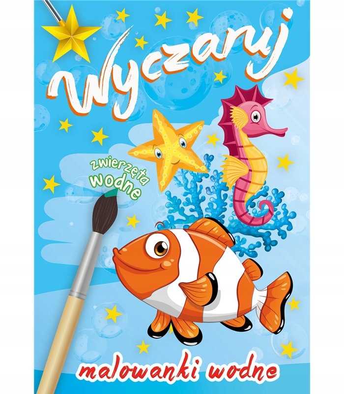 

Kolorowanka wodna malowanie woda Zwierzęta Wodne