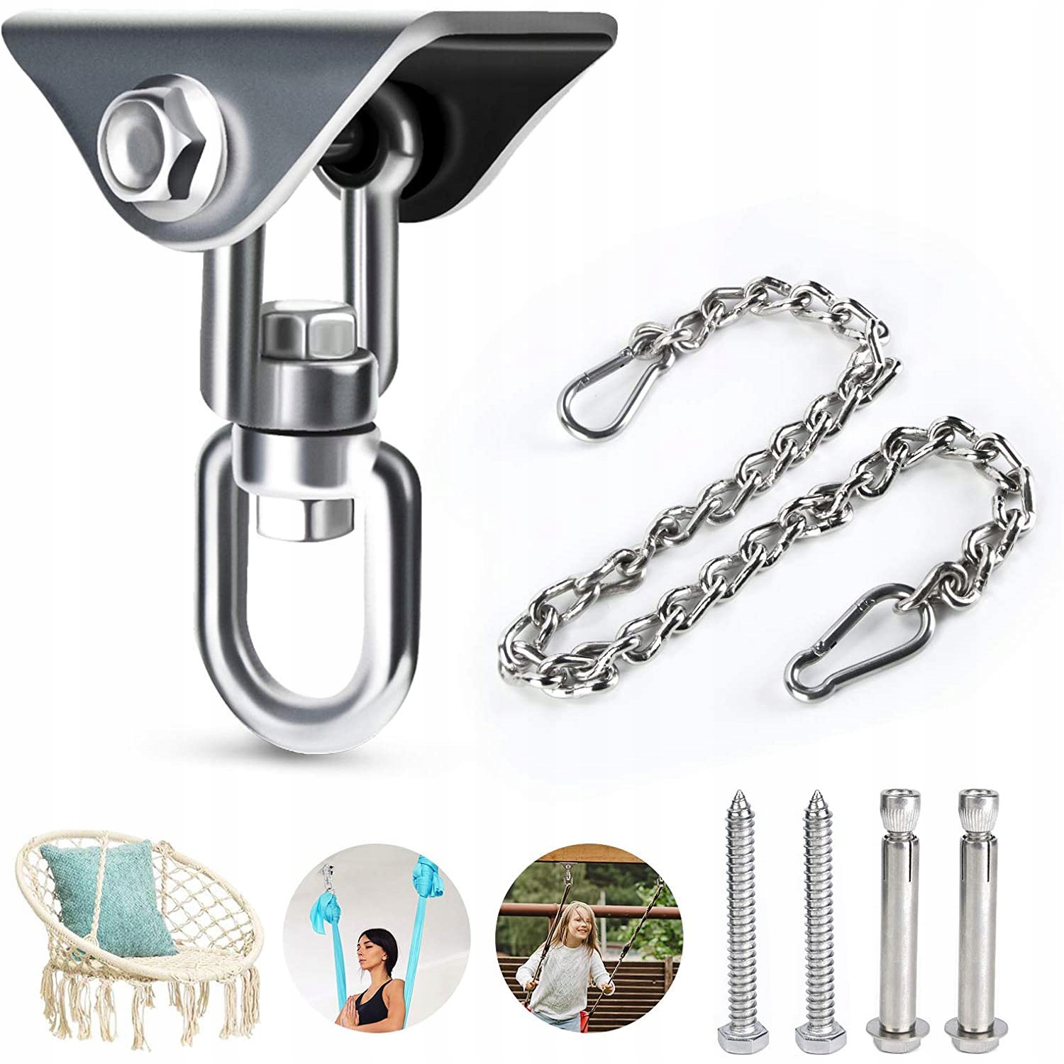 HAK SUFITOWY, STAL NIERDZEWNA, OBCIĄŻENIE 450 KG