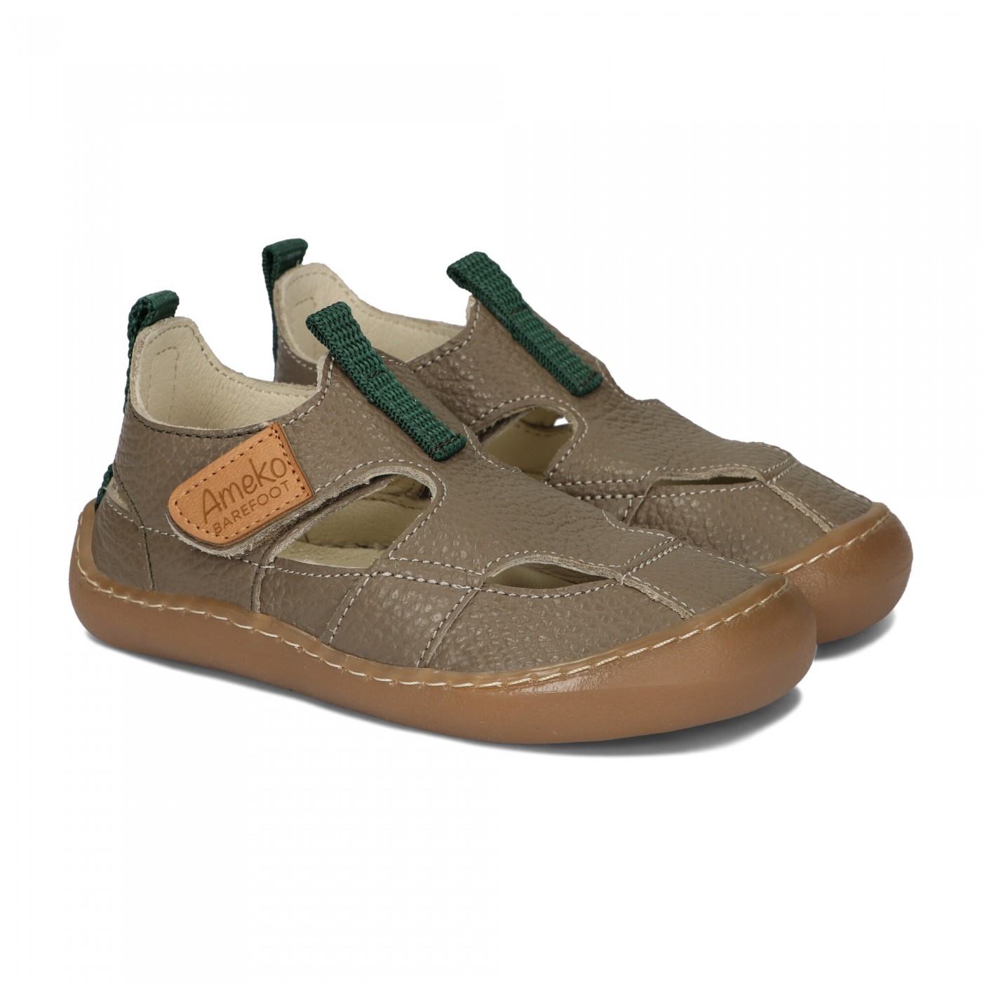 Sandałki dziecięce Ameko Barefoot Orion Taupe 29