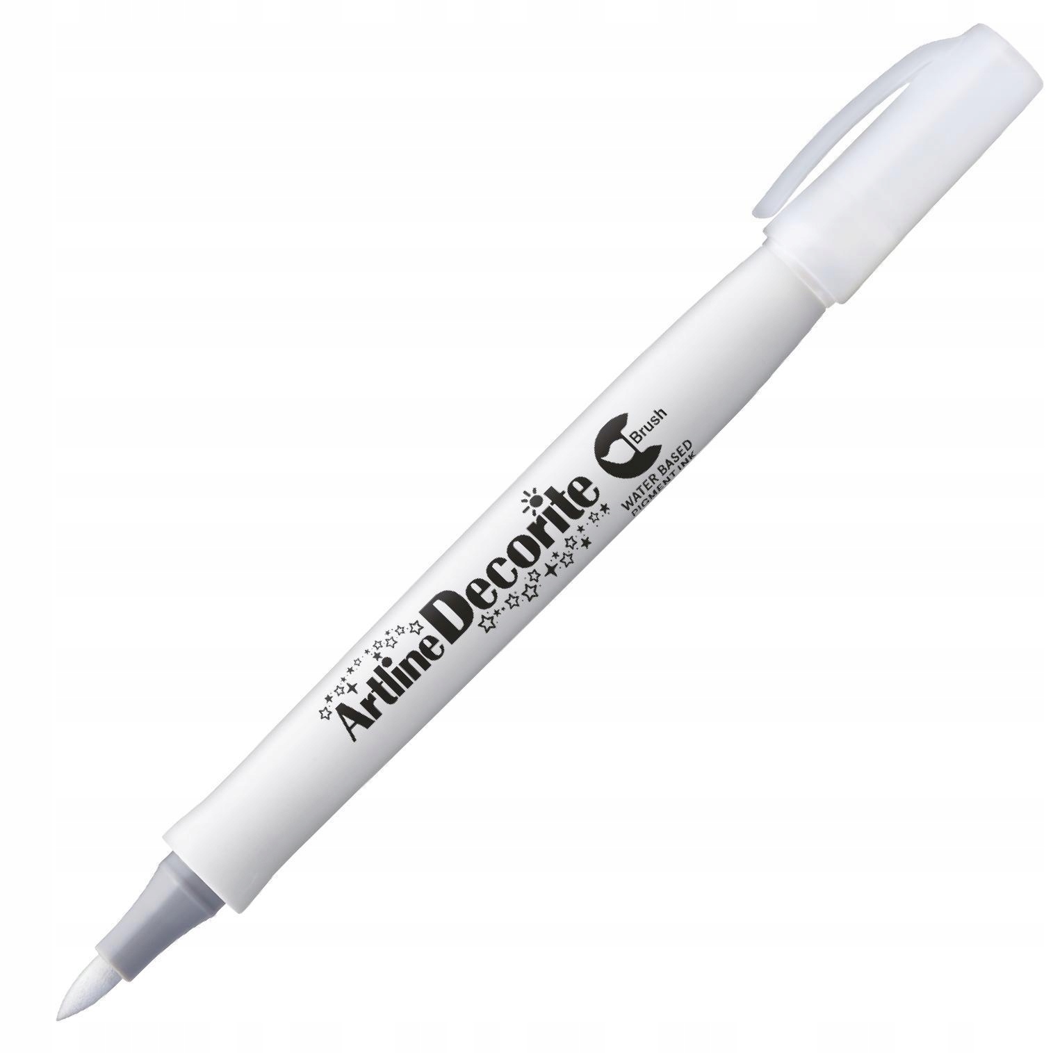 

Marker pędzelkowy Artline Decorite Brush biały