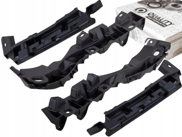 4x Ślizg Mocowanie Wspornik Uchwyt Zderzaka Przód L+P RENAULT LAGUNA III 3