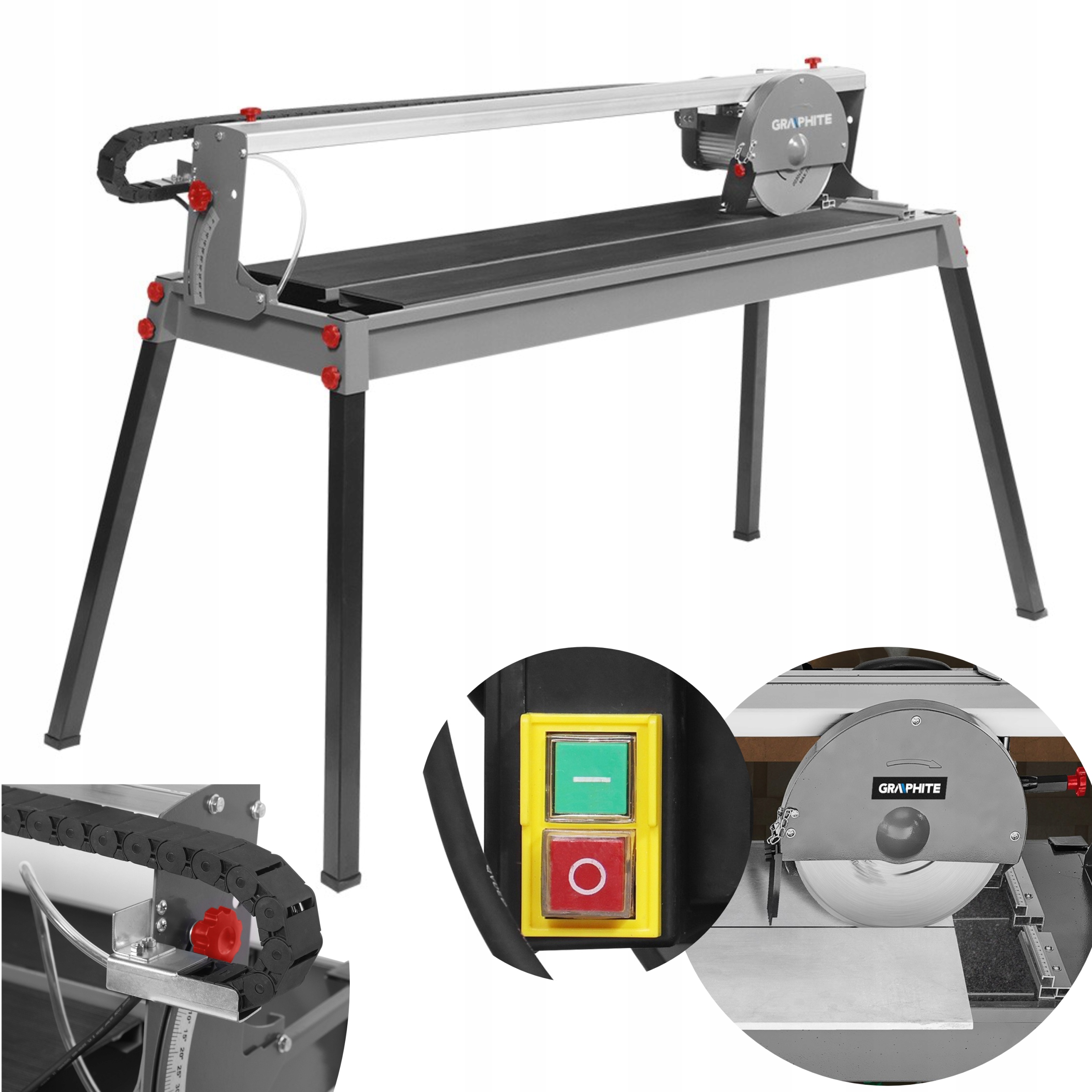 GRAPHITE PRZECINARKA DO GLAZURY PŁYTE PIŁA 1200W