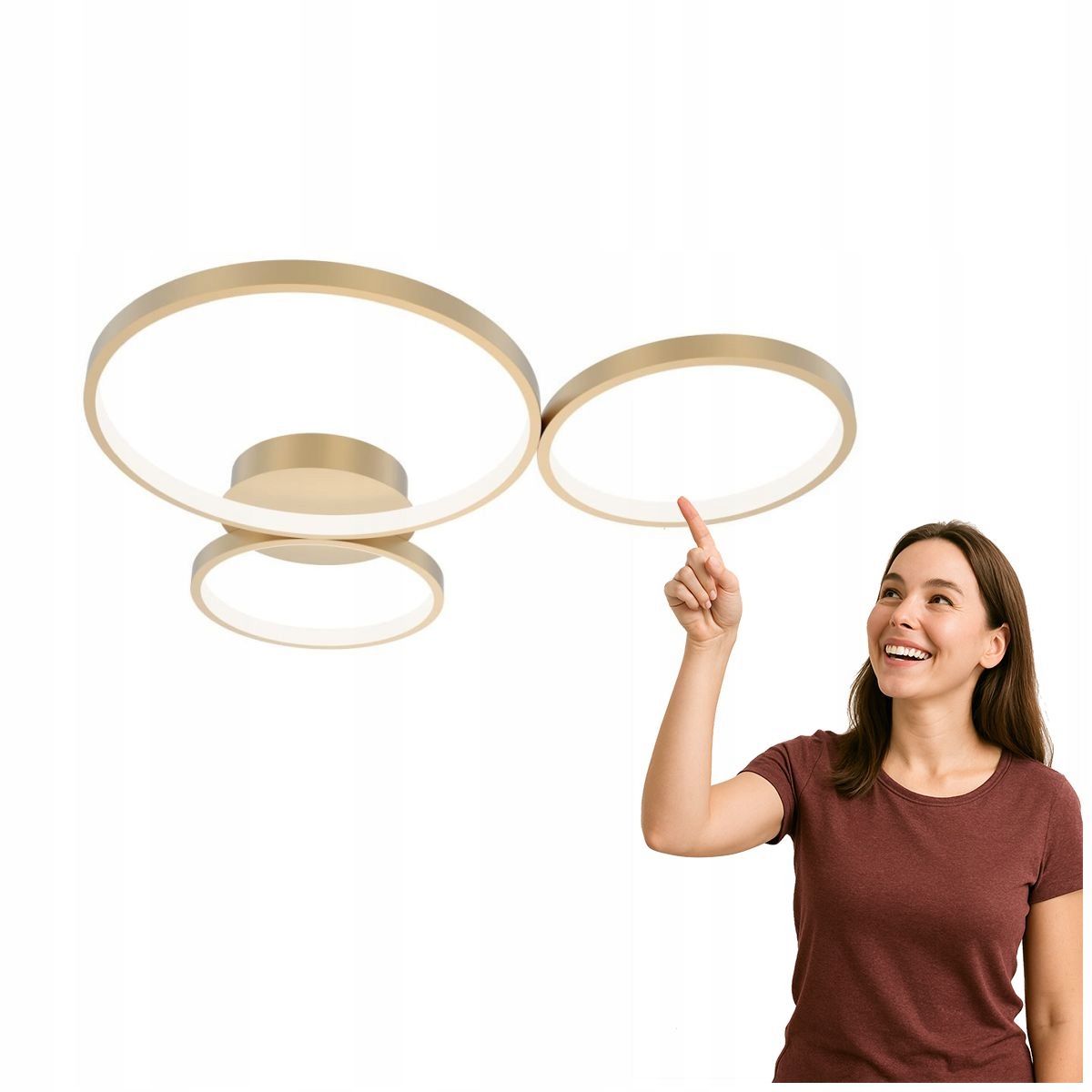 Led stropná lampa 40W Maver SPL-20452-3-GD Italux