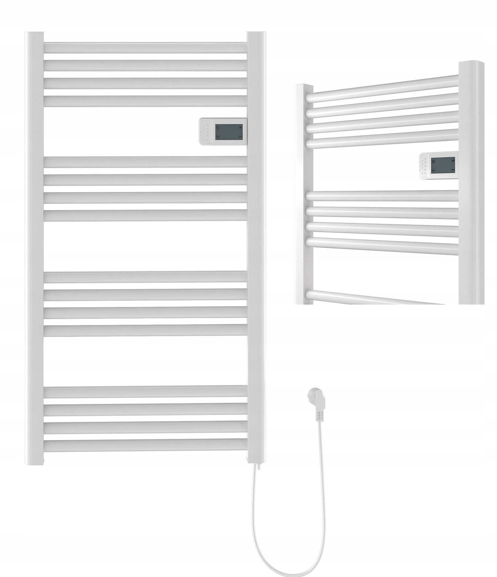 Elektrický Radiátor Biely 500 W Kúpeľňa Závesný Rebrík