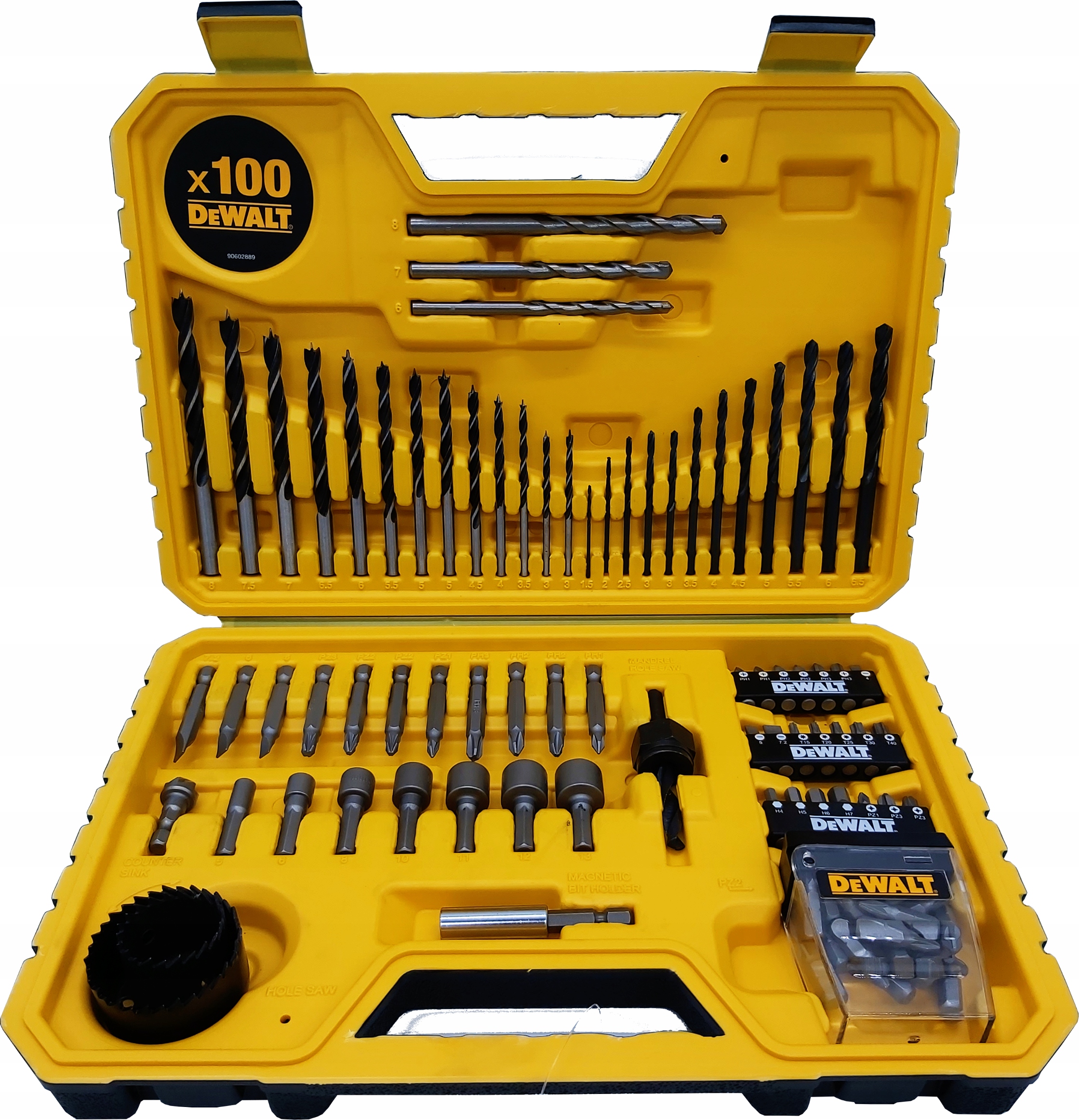 

Zestaw wierteł i bitów DeWalt 100 el DT71563