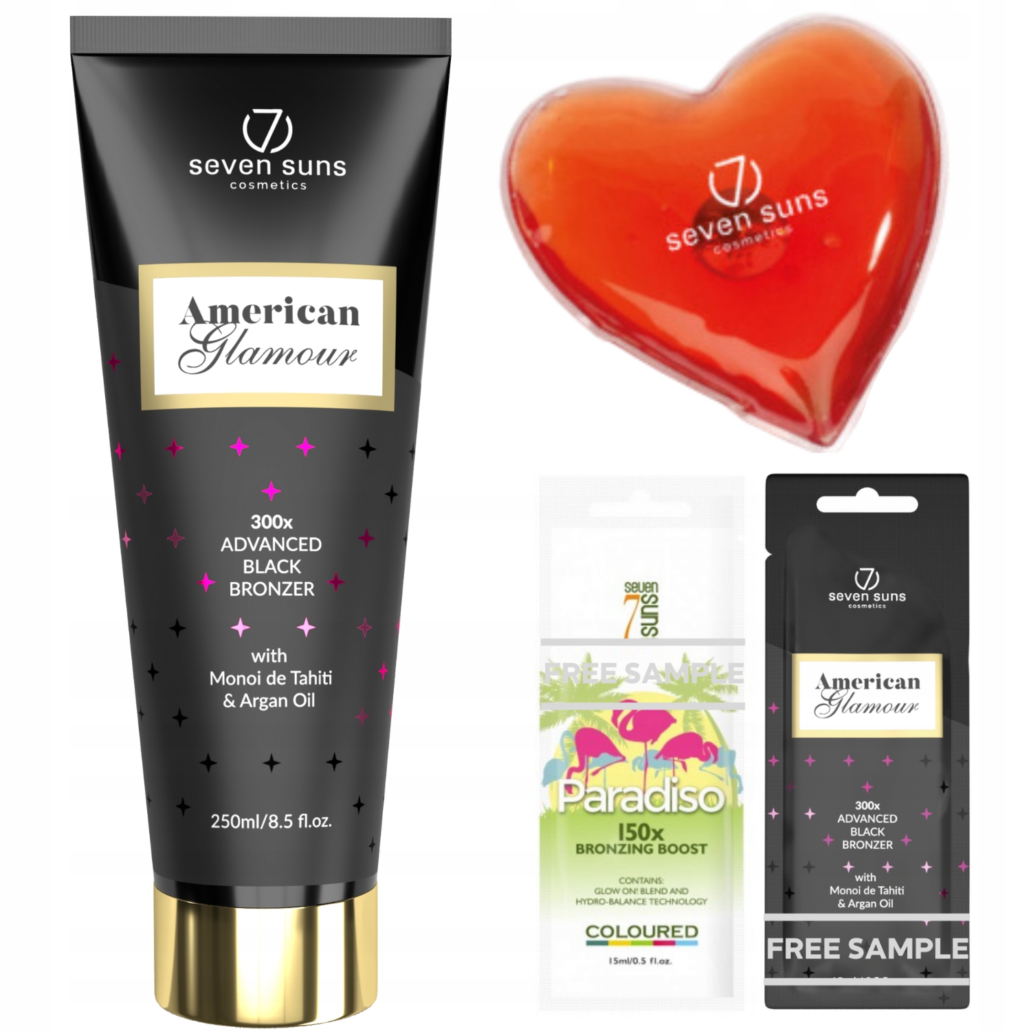 7SUNS American Glamour X300 Black Bronzer Usa
