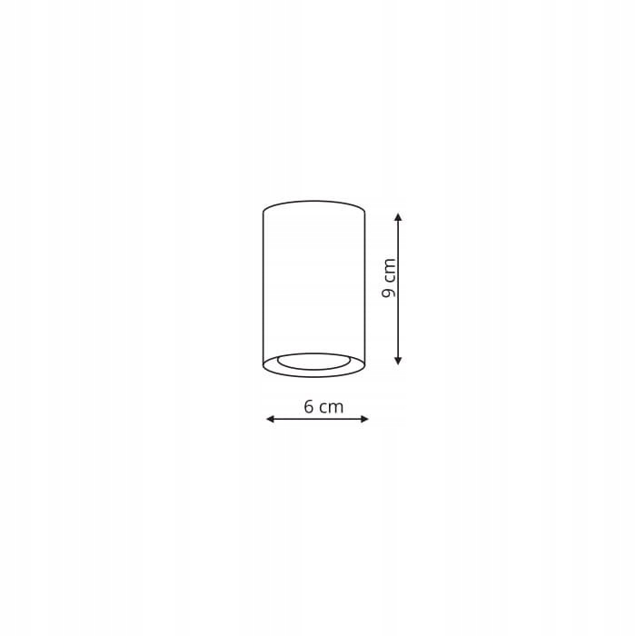 OPRAWA HALOGENOWA TUBA LED LAMPA Light Prestige Kod producenta LP-232/1D - 90 WH/BK
