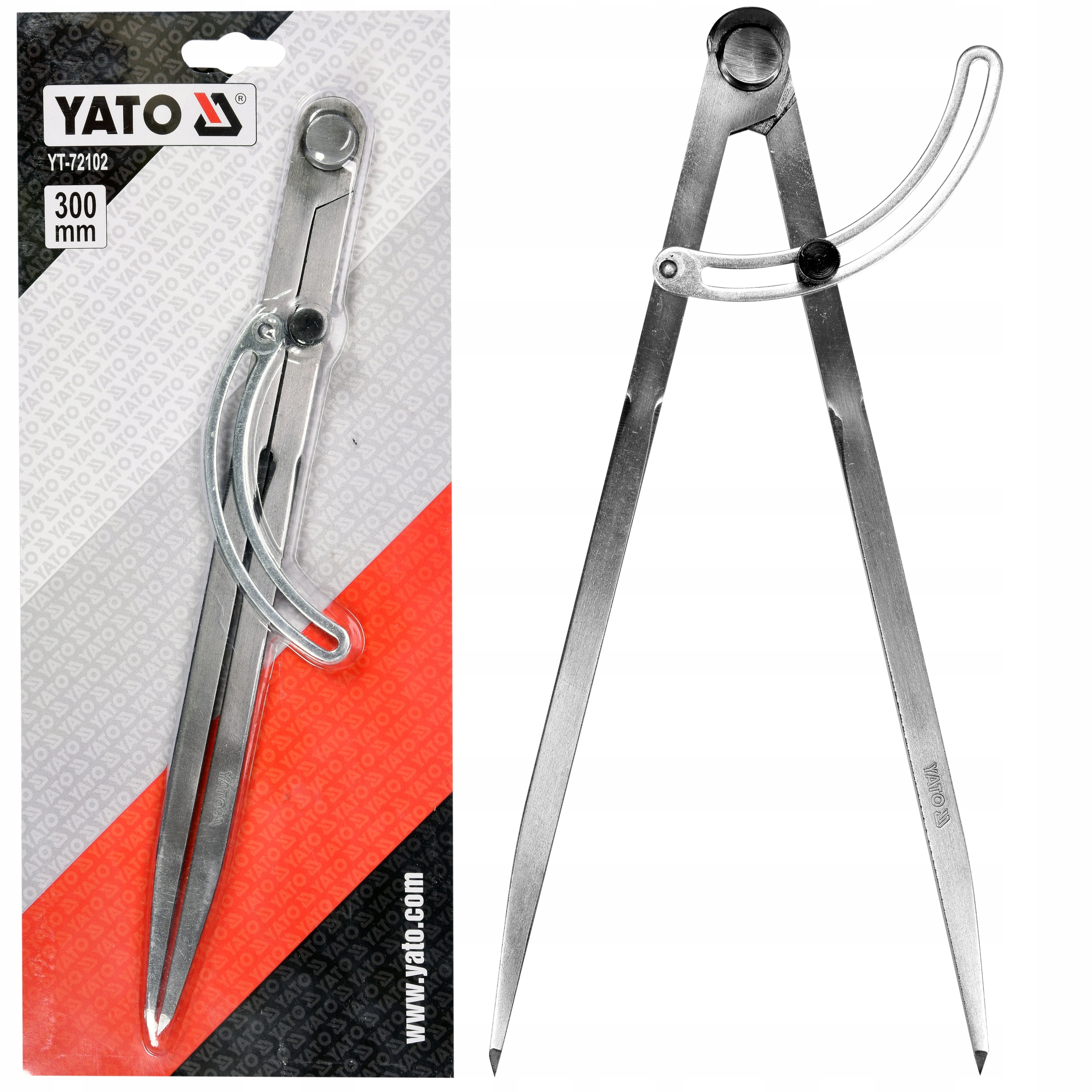 

Cyrkiel Traserski Z Łukiem Nastawnym 300MM Yato