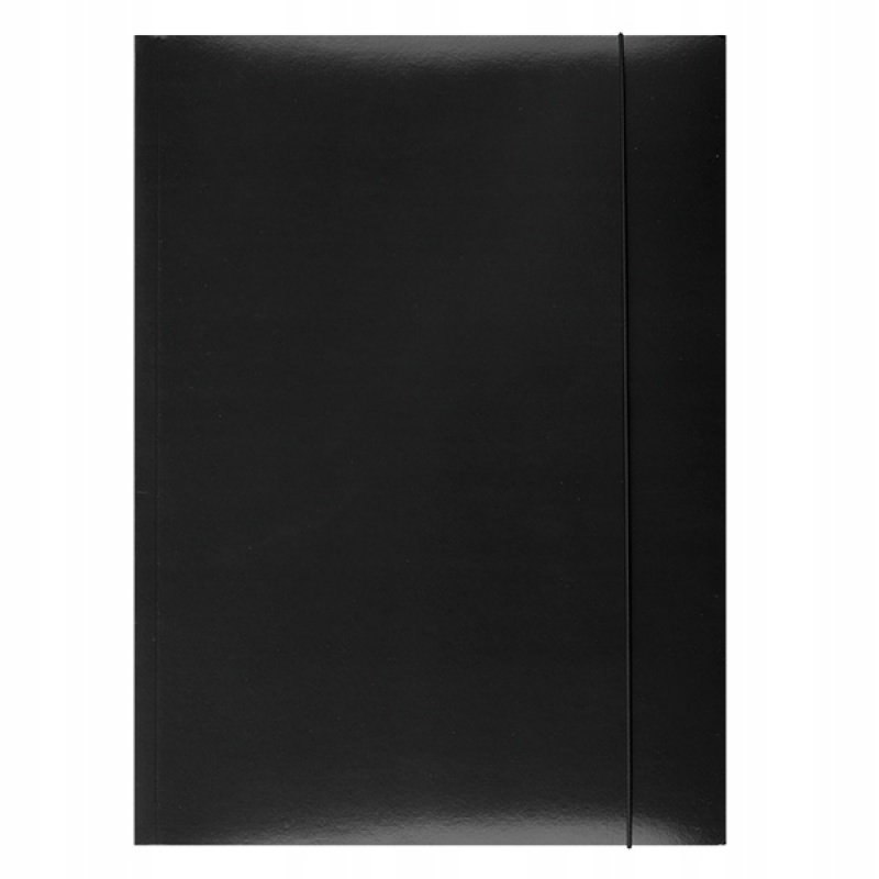 

Teczka z gumką karton A4 300gsm 3-skrz czarna