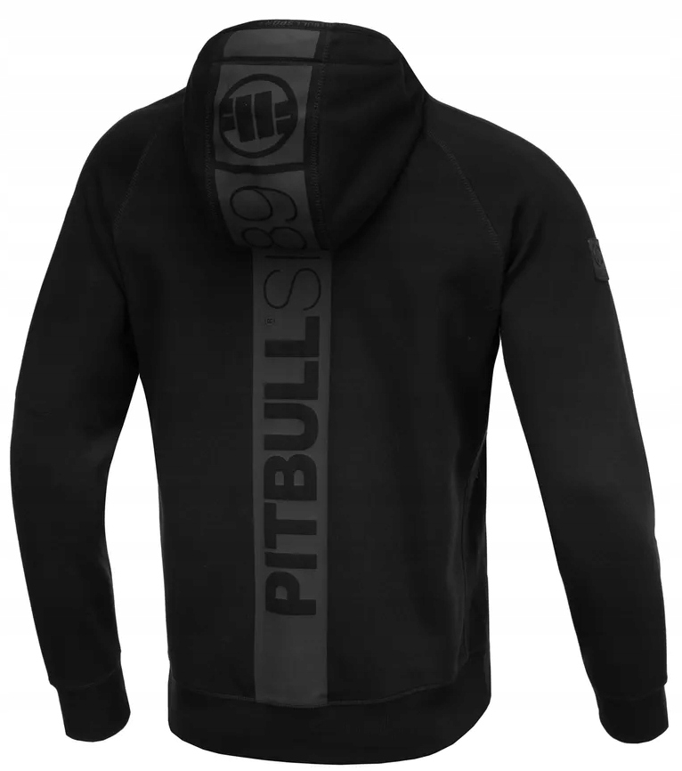 Pit Bull Mikina S Kapucí Rozepínací Hermes Black M