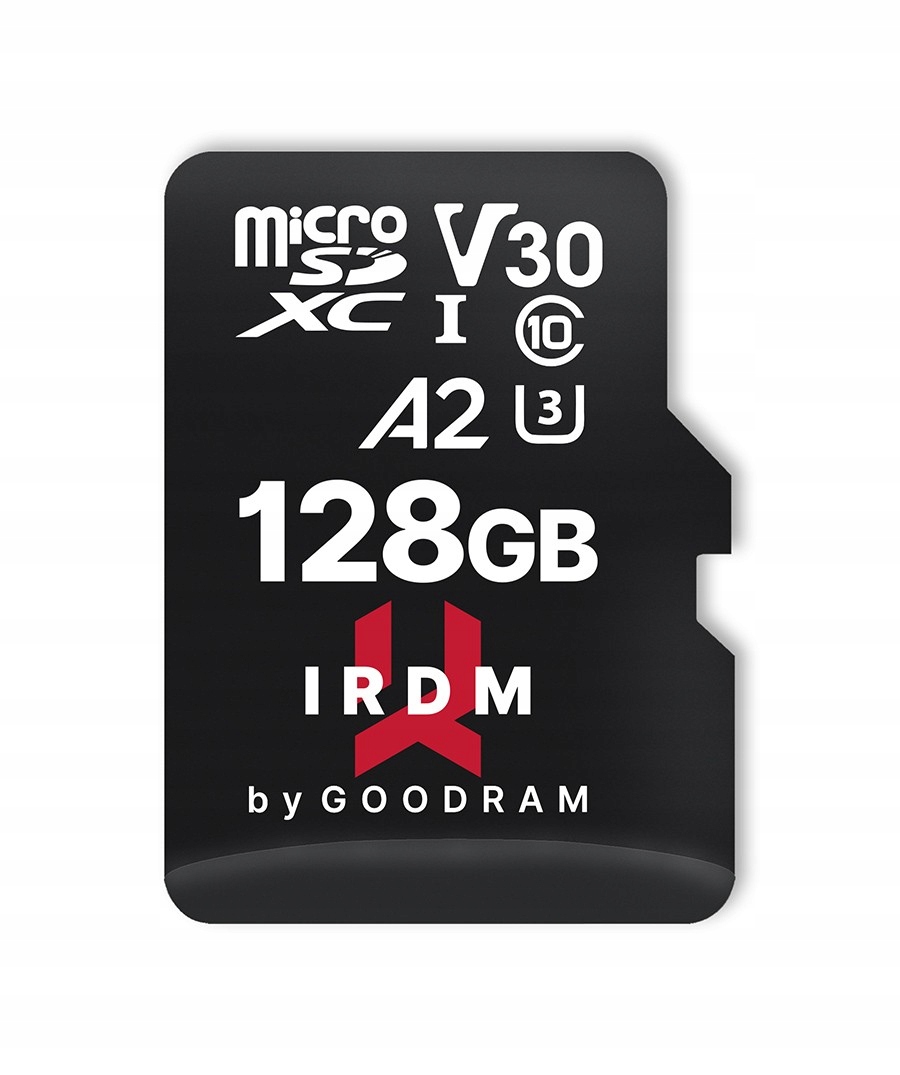 Karta pamięci microSD IRDM 128GB UHS-I U3 A2 + Kod producenta IR-M2AA-1280R12