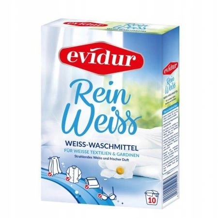 

Evidur10 prań Gardinen Weiss proszek białego 600g