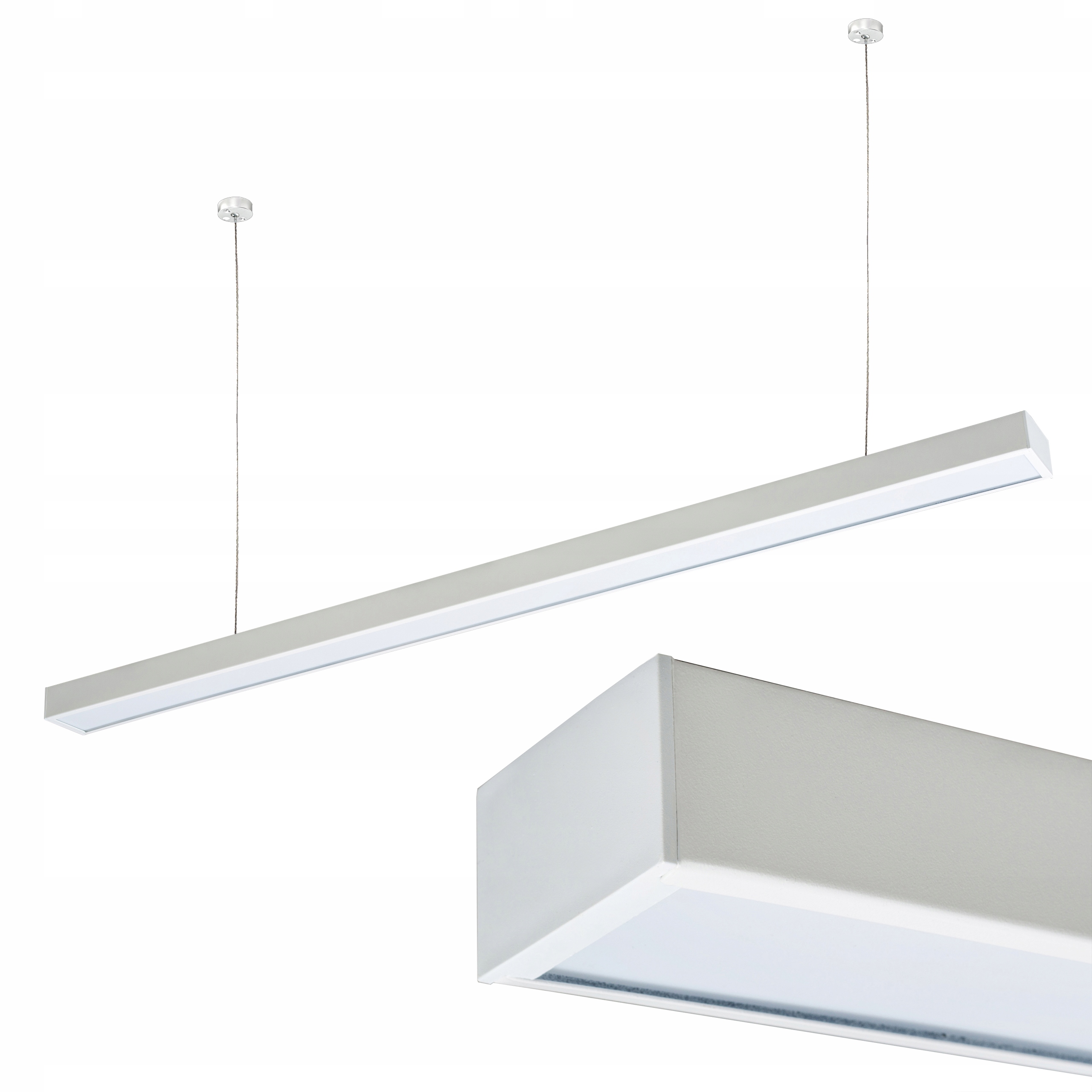 

Lampa Led wisząca liniowa biurowa 120cm 40W CCD