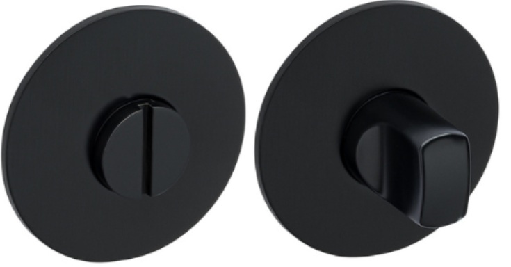 Rozeta s Wc zámkem Slim 2 mm Tupai 3174 MR-153 černá