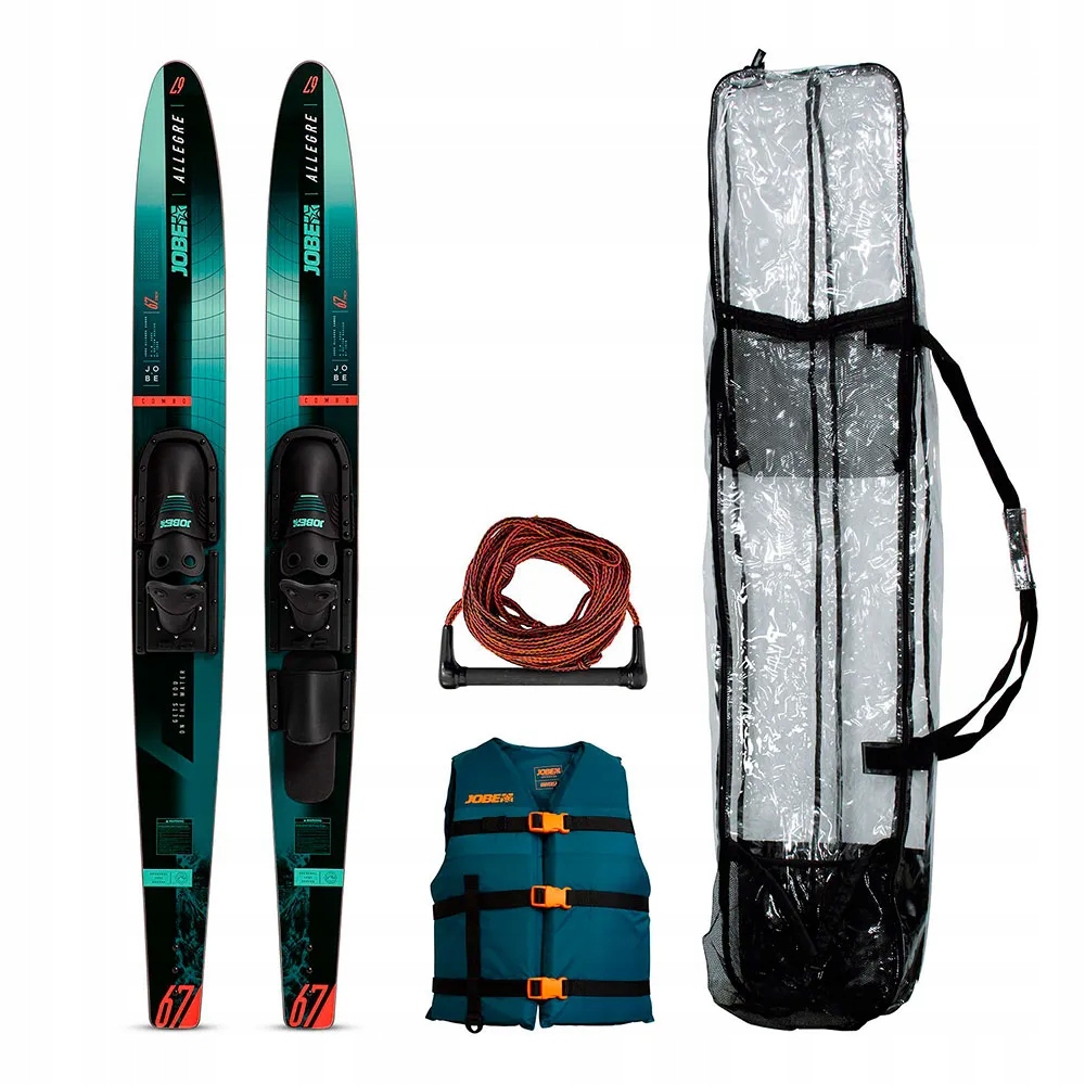 Vodní Lyže Allegre 59" Combo Skis Atlantic Green 09261