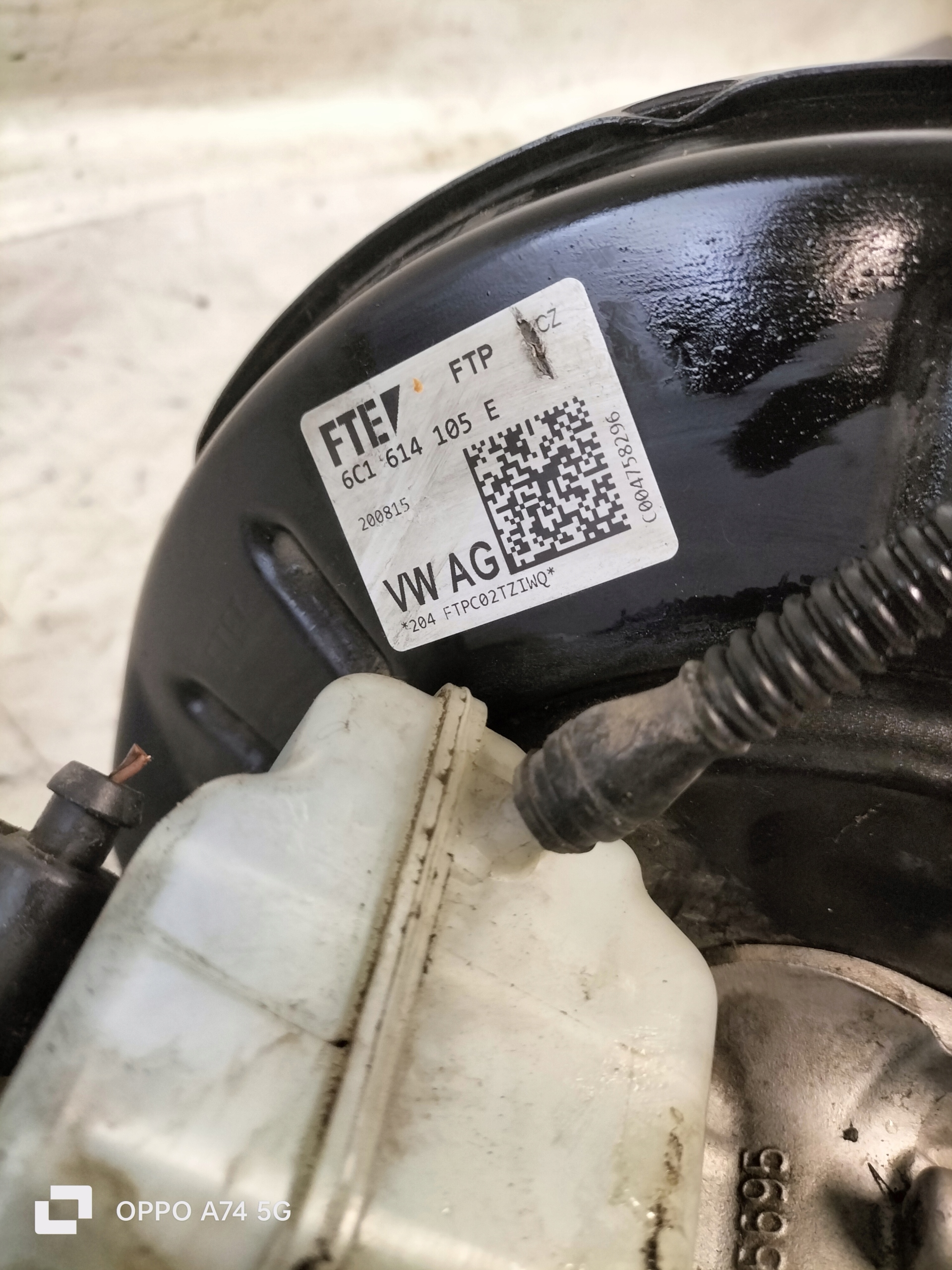 VW SKODA RAPID 1.4TDI 66KW Servo bremsen 6C1614105E