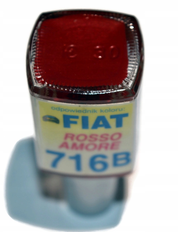 FIAT 716B ROSSO AMORE LAKIER ZAPRAWKA DO RYS ARA 10 ML