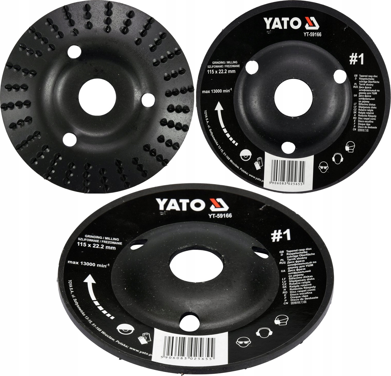 

Yato YT-59166 Tarnik Skośny Do Drewna 115MM NR1