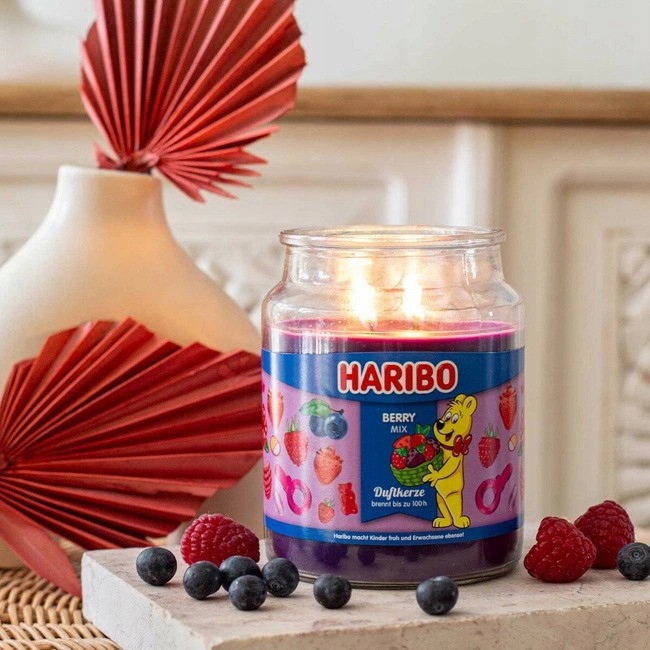 Velká svíčka Berry Mix Haribo