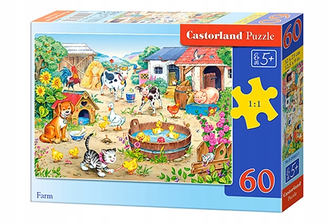 

Castor Puzzle 60 Farm Farma Zwierzęta