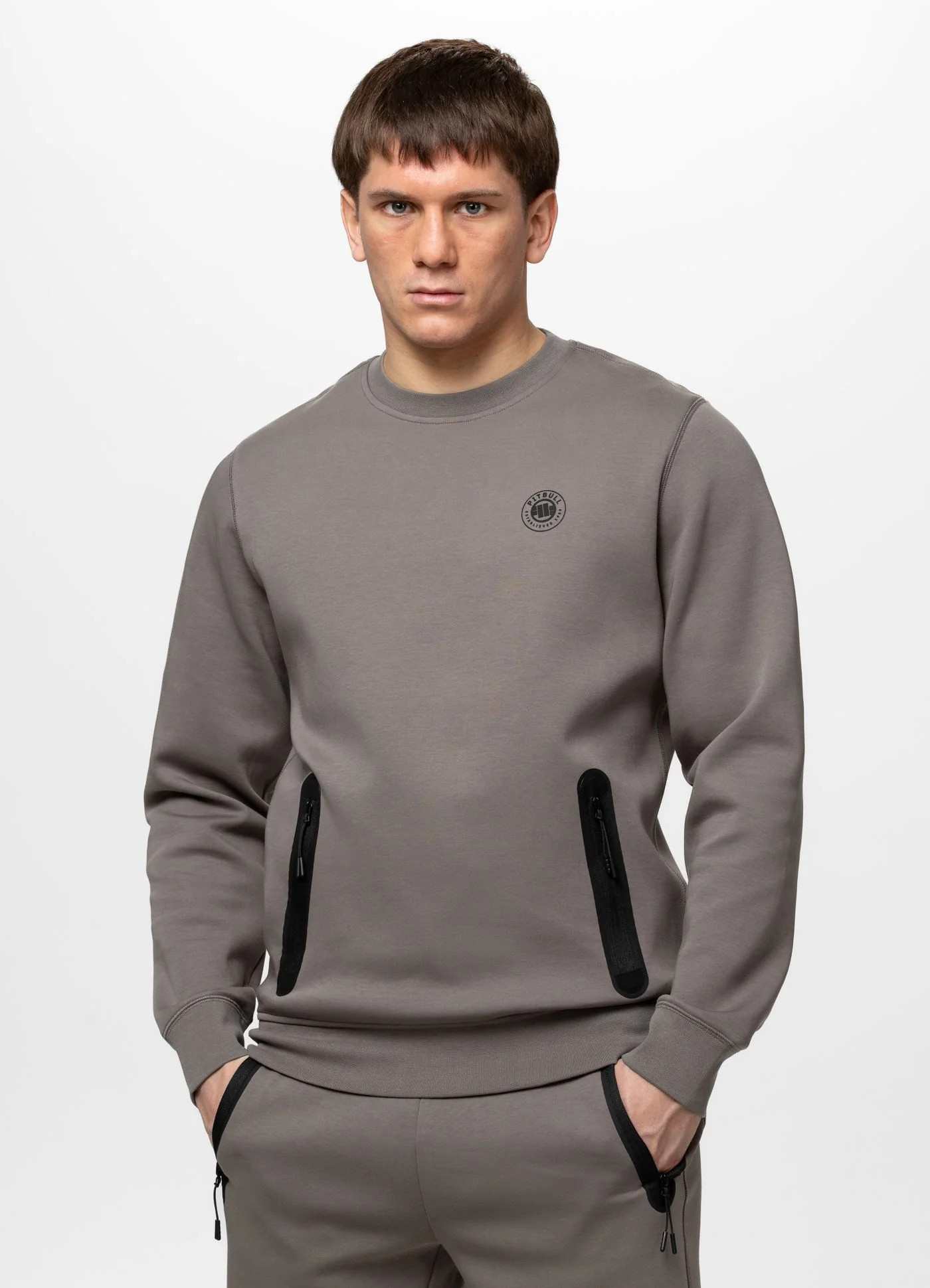 Pánská mikina crewneck Pitbull Dogwood M