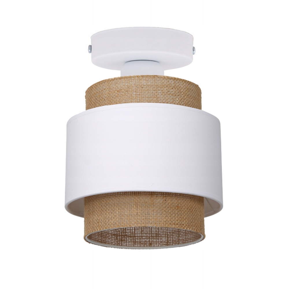 Sufitowa Boho Lampa Plafon Jutowa Skandynawska