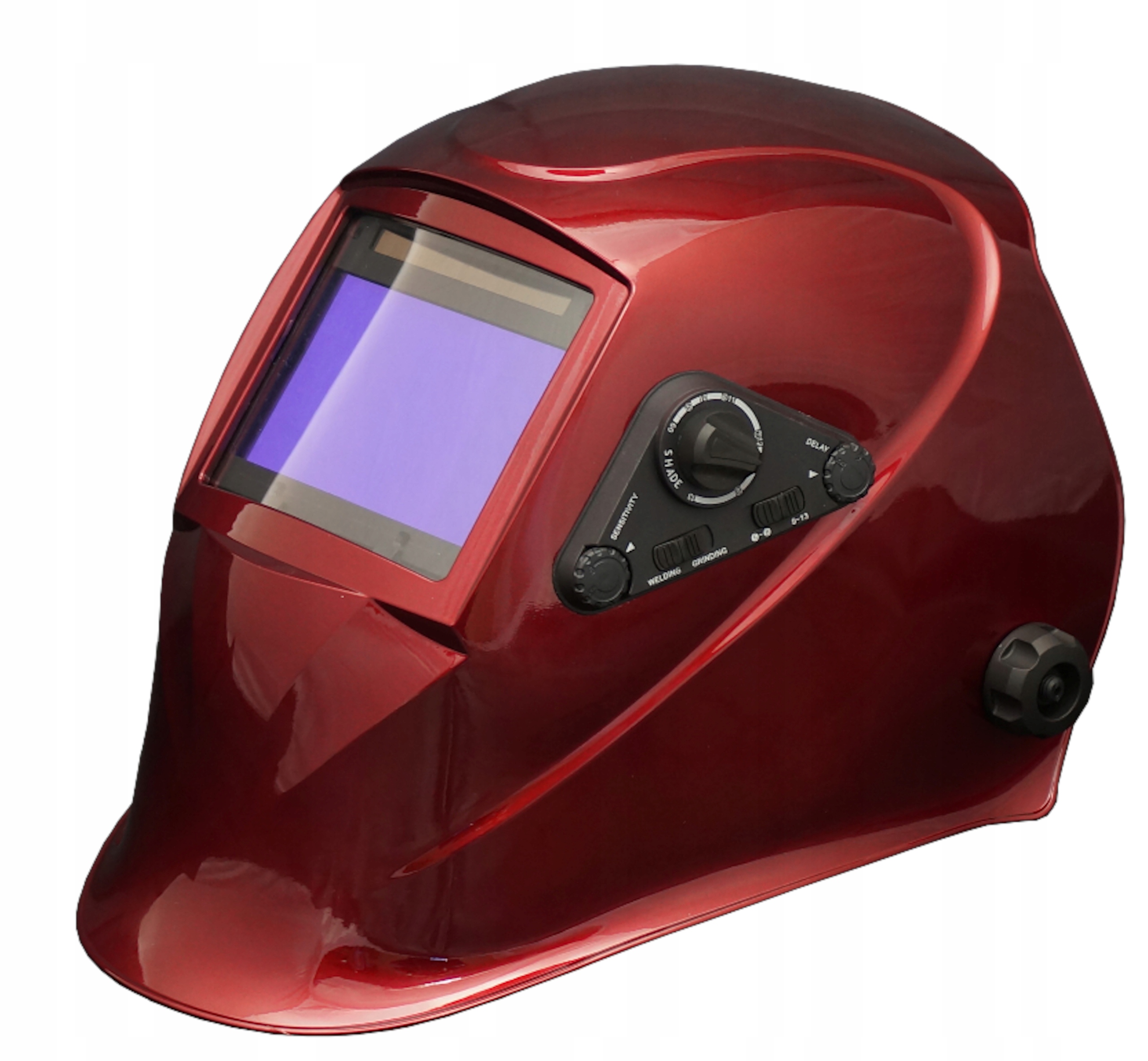 Automatická Přilba Magnum Turbo Červená Metalíza 4 Senzory