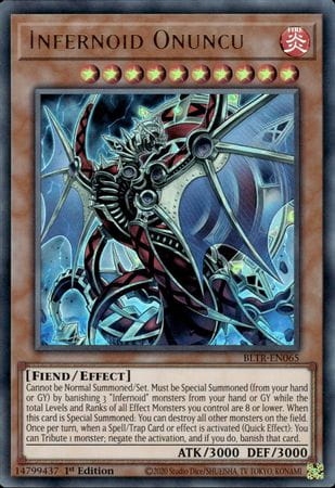 Yu-Gi-Oh! TCG: Infernoid Onuncu (BLTR)