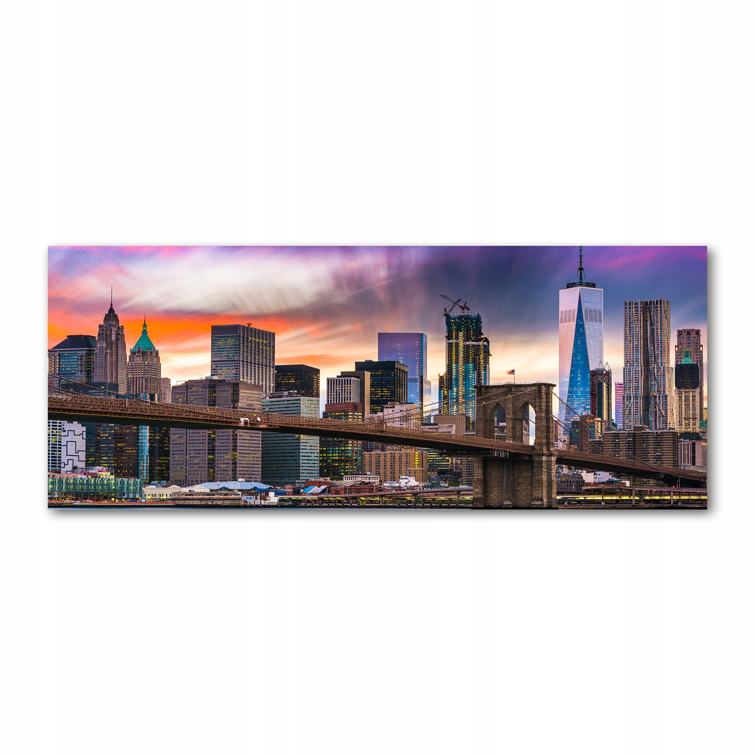 Foto obraz sklo akryl Manhattan New York 125x50