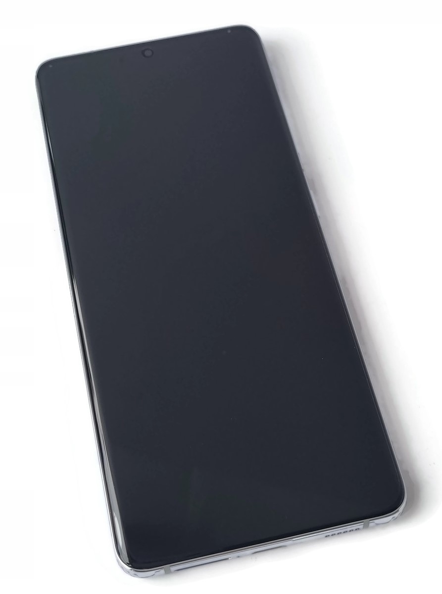Org LCD displej originální rámeček Samsung Galaxy S21 Ultra G998 stříbrný