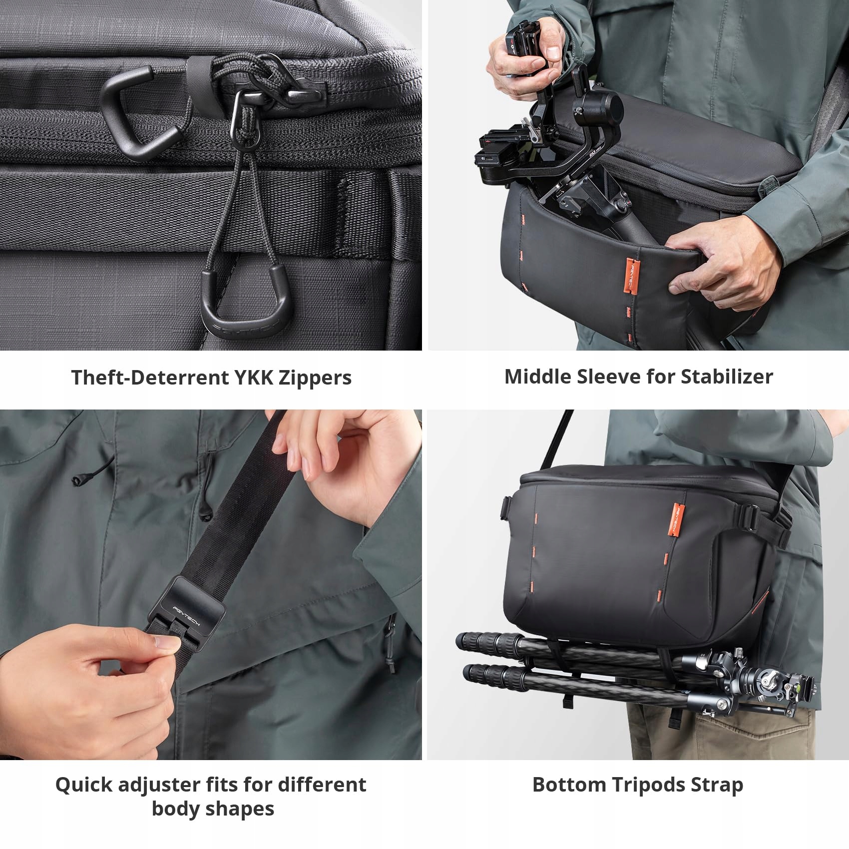 PGYTECH 11L-13L Waterproof Camera Bag for Sony Canon Nikon DJI — miniatura 6