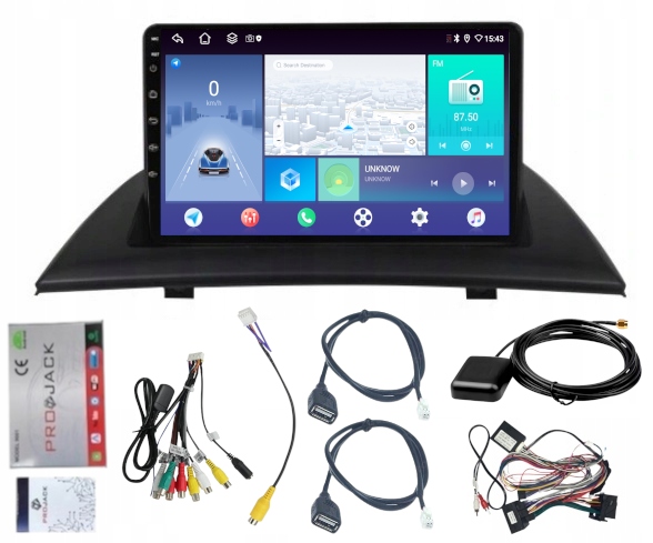 Android Rádio Navigace Carplay Bmw X3 2003-2010 4GB Ram 64GB Rom Sim