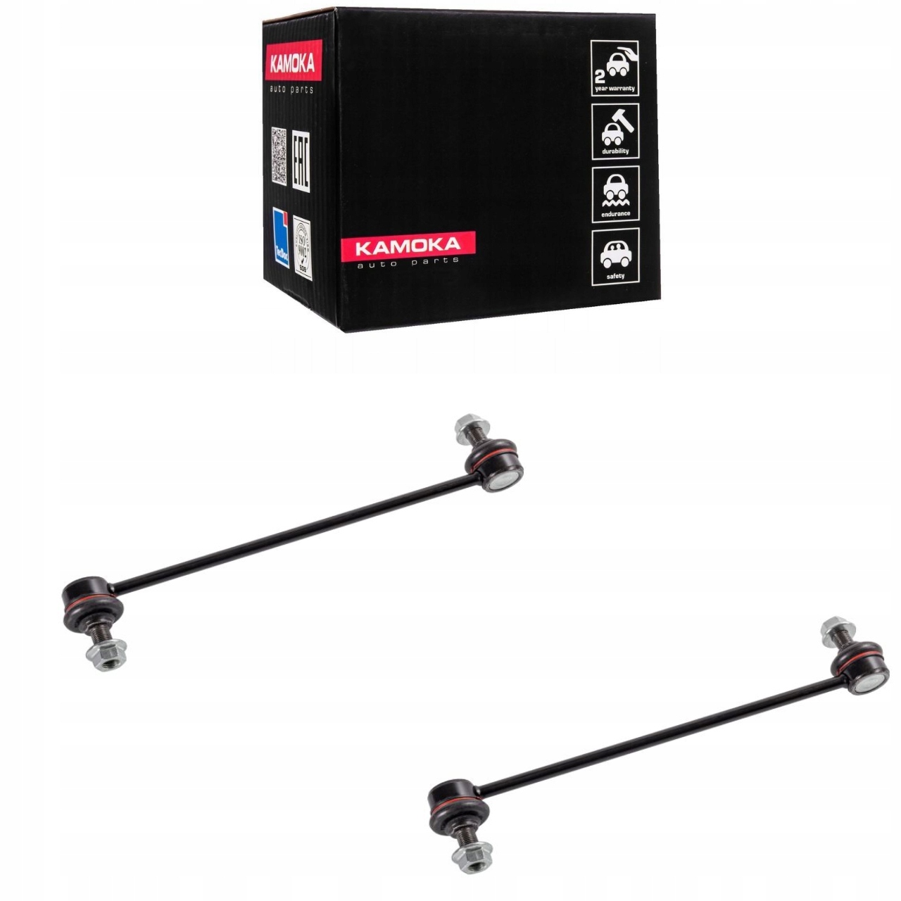 2× Kamoka 9030341 Drążek / wspornik, stabilizator