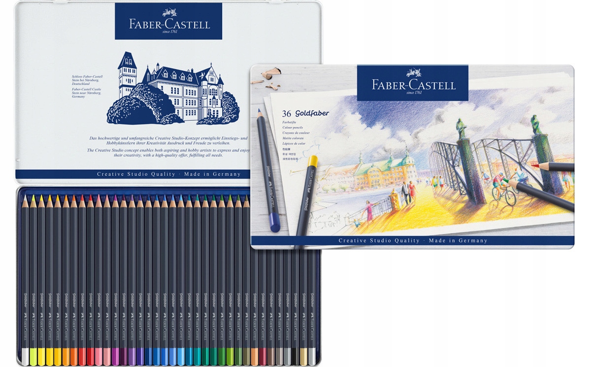 Sada pastelek Goldfaber Faber-Castell 36 barev