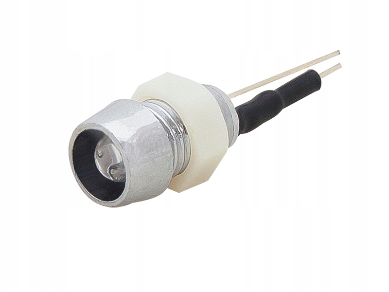 Kontrolka LED 5mm 12V pomarańcz migająca