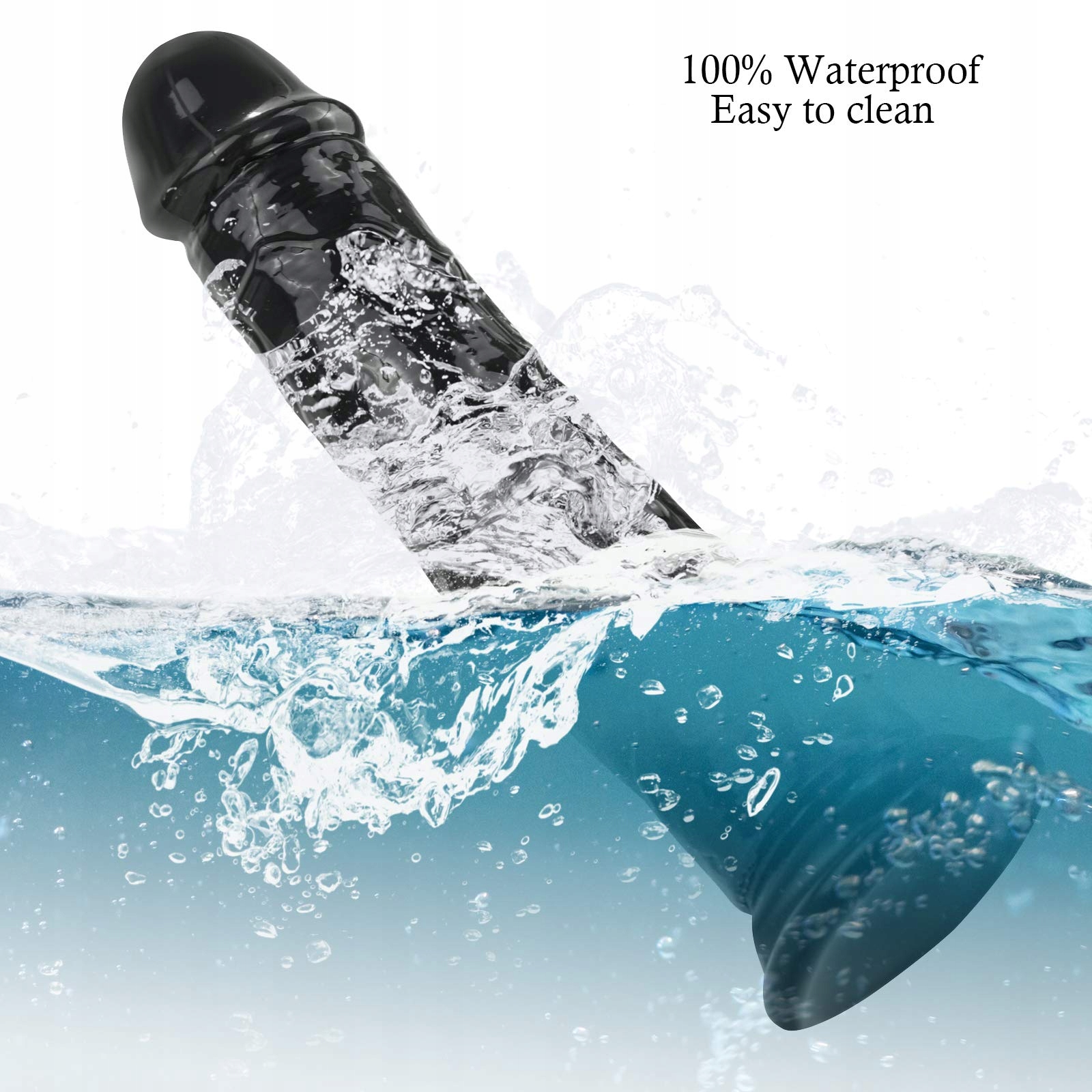 REALISTISCHER Dildo 25cm Duży Elastyczny Dildo z Mocną Przyssawką — miniatura 4
