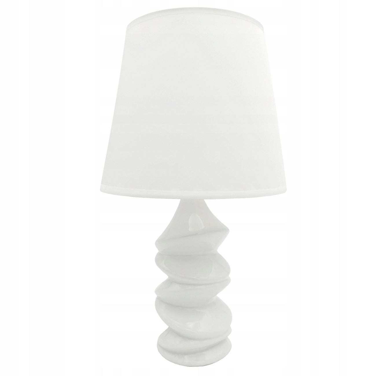 LAMPKA NOCNA BIAŁA NOWOCZESNA GLAMOUR LAMPKA STOŁOWA Kod producenta lampa stołowa nocna biała dekoracyjna