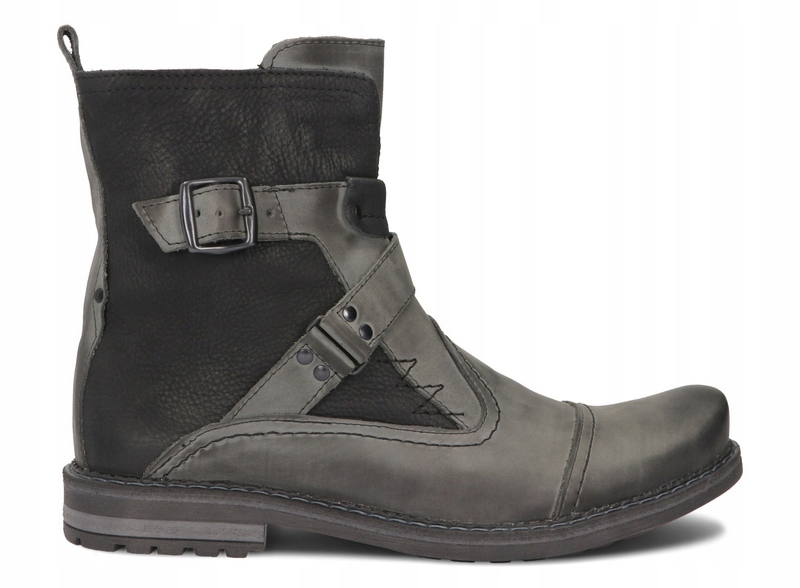 

Trzewiki Męskie Buty Motocyklowe Skóra 82 Sz 40