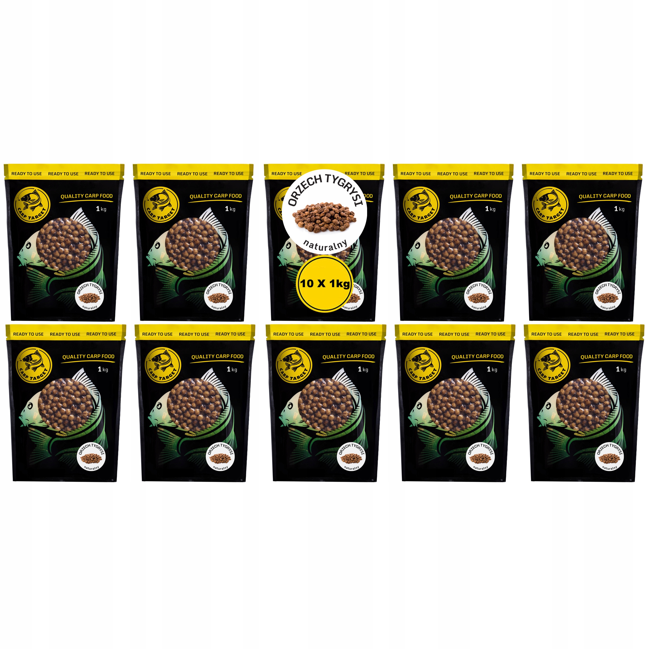 Tygří ořech 8-16 mm Hotová Návnada 10 kg (10 x 1 kg) Carp Target