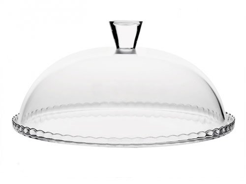 

Patera Tortownica Szklana Pasabahce Kloszem 32 CM