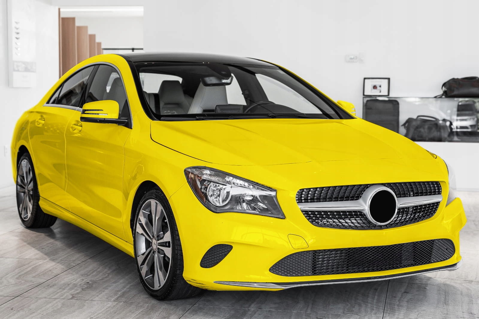 MERCEDES CLA C117 W117 2017-19 LISTWA PRZEDNIEGO ZDERZAKA LEWA A1178855000 Typ samochodu Samochody osobowe