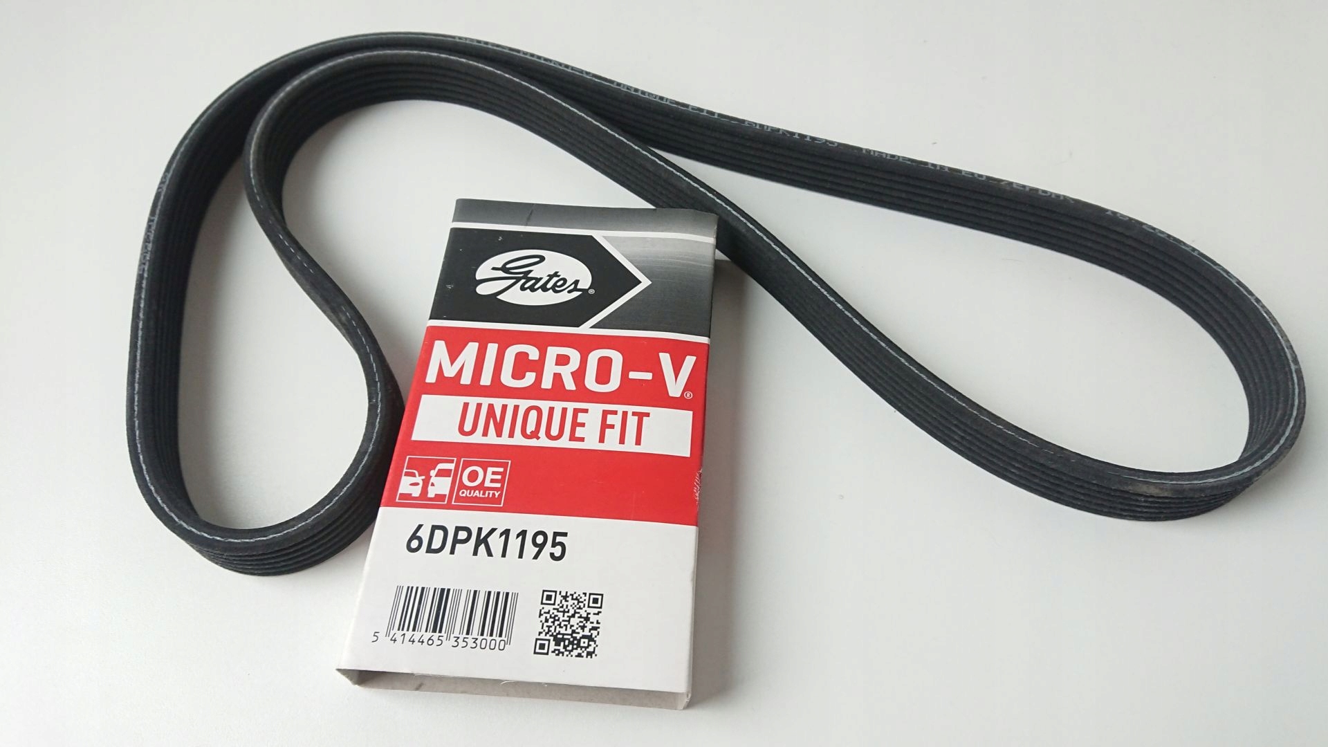 PASEK KLINOWY GATES 6DPK1195 AUDI SEAT SKODA VW EAN (GTIN) 5414465353000